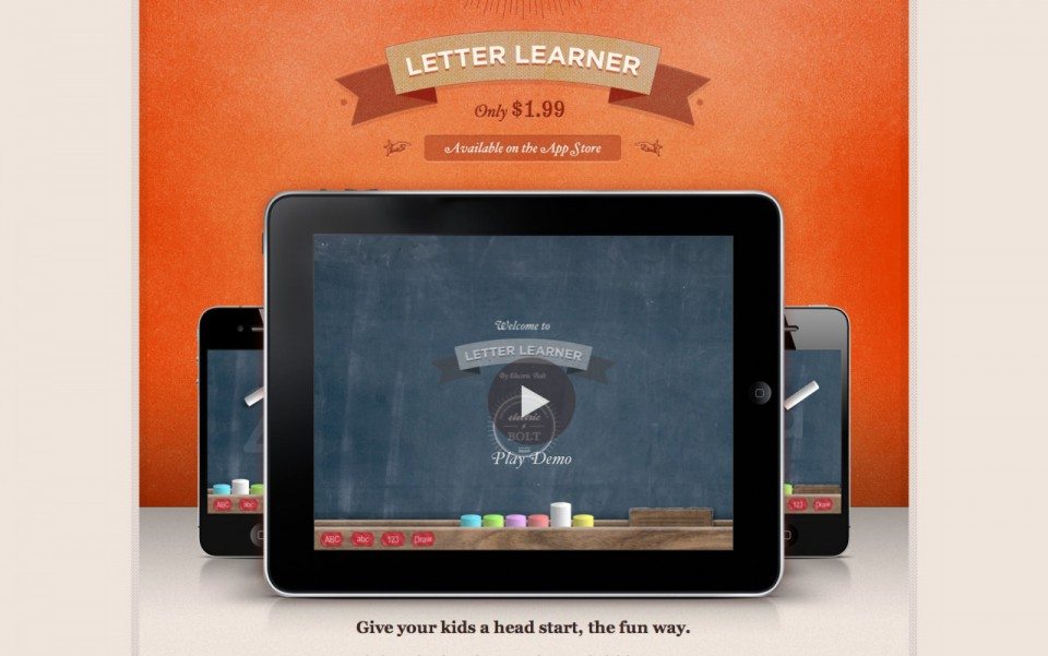 Letter Learner App in the Apple App Store